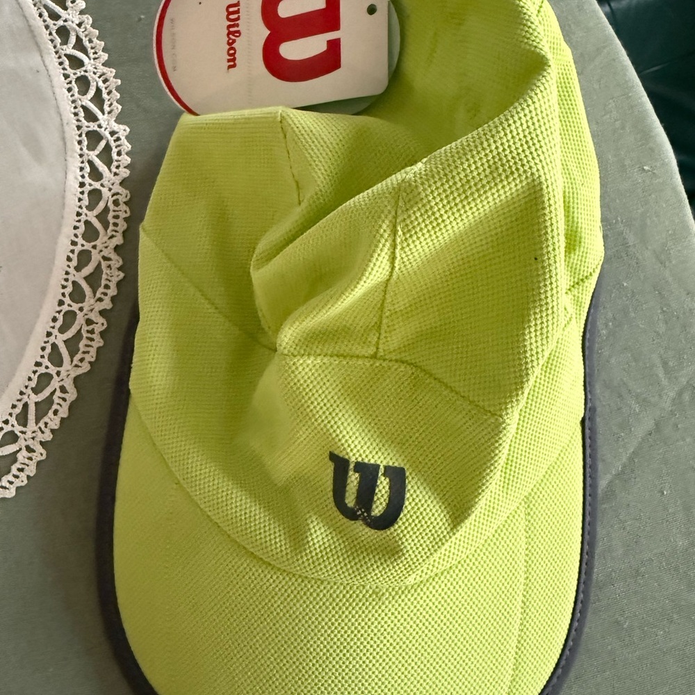 Wilson Neon Green Sports Visor NWT
